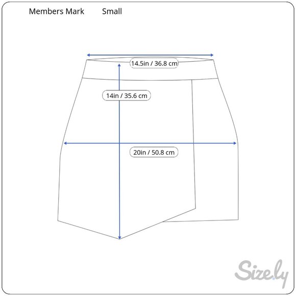 Members Mark Trek Skort Small Purple 2-Way Stretch Elastic Waist NWT - Picture 2 of 5